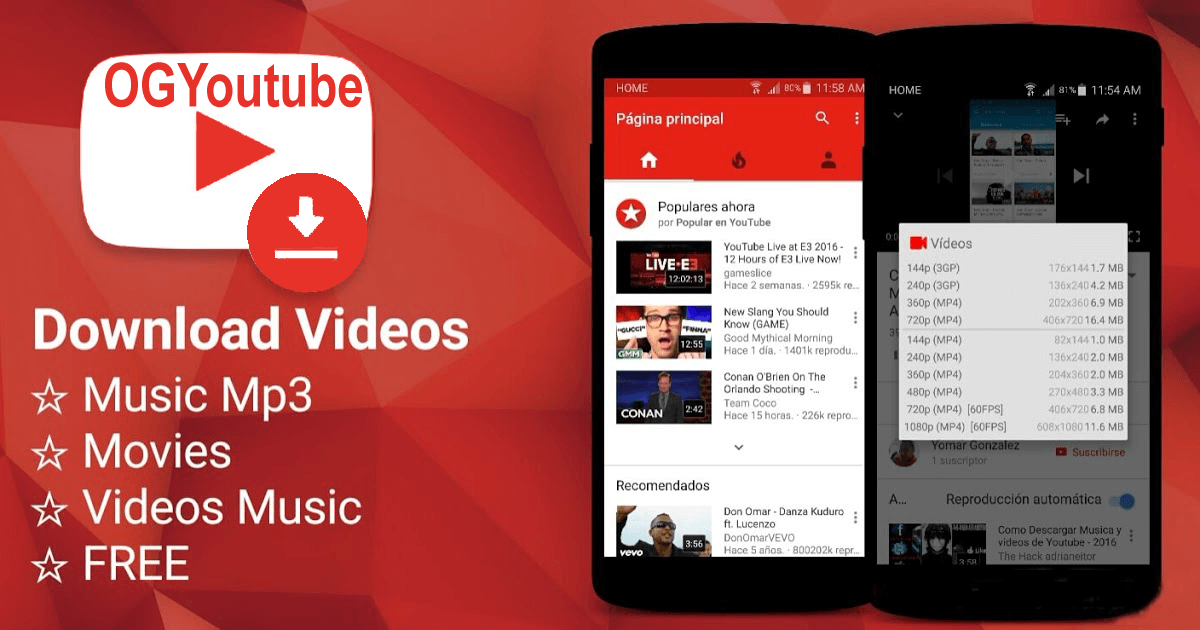 FREE DOWNLOAD LATEST OG YOUTUBE APK APP FOR YOUR ANDROID