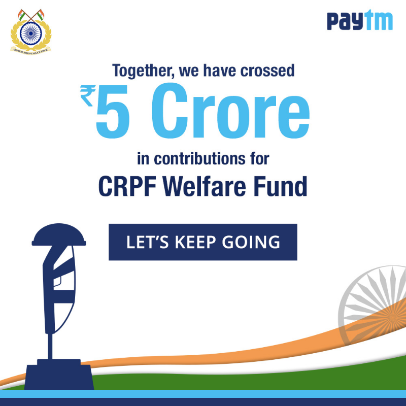 Paytm Users Contribute More Then 5 Crore In Last 24 Hours