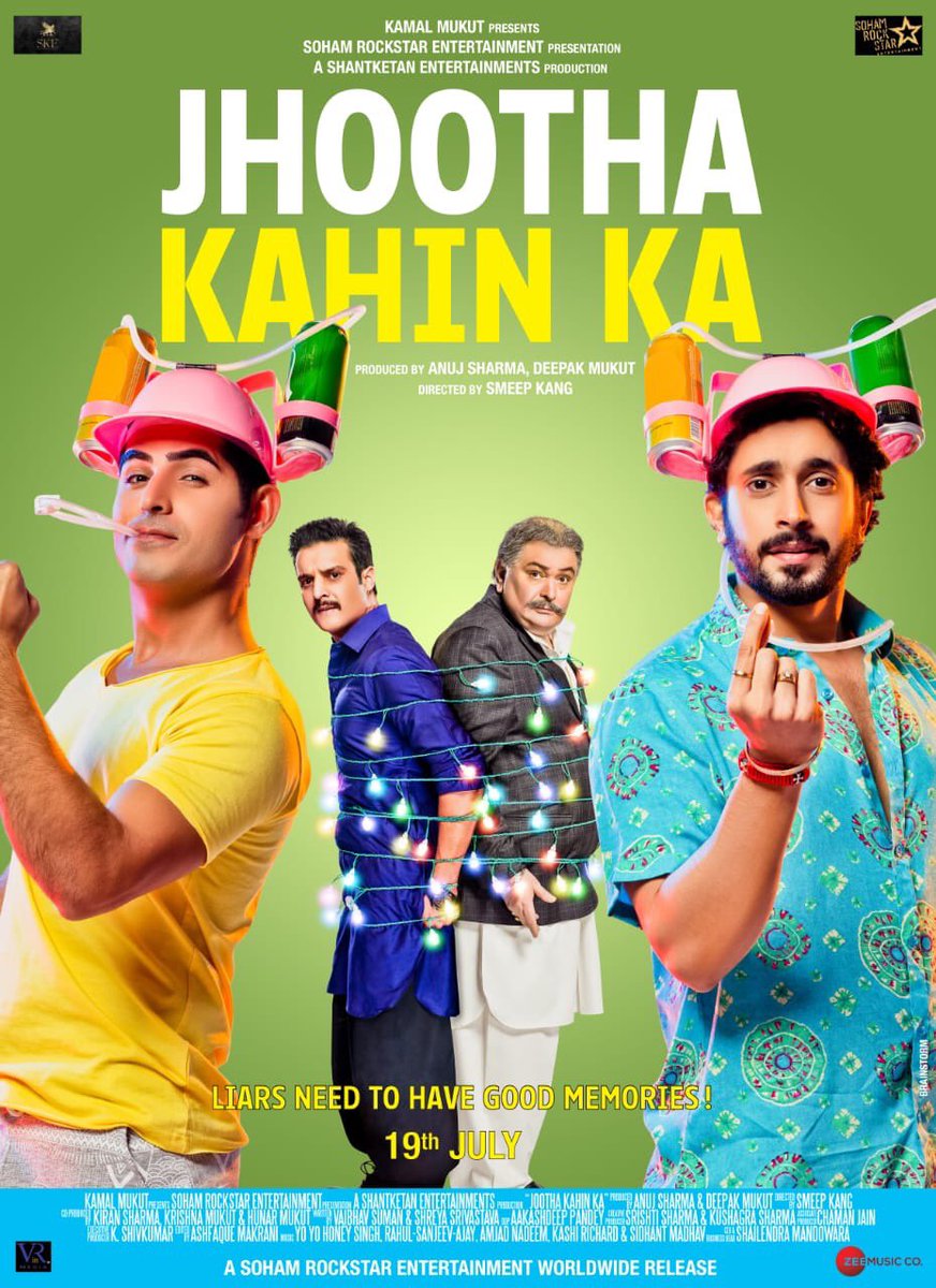 JHOOTA KAHIN KA MOVIE CONFIRMS RELEASE DATE POSTER OUT