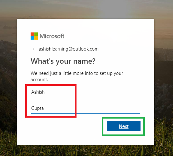 create a hotmail email account