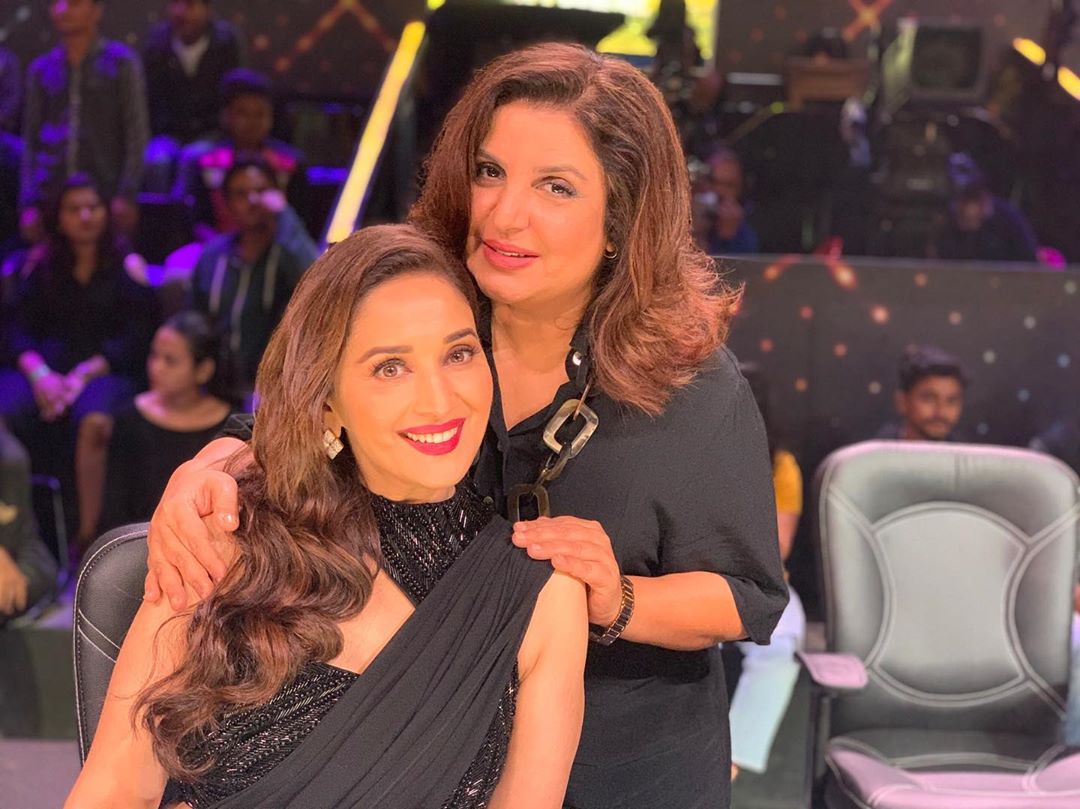 MADHURI DIXIT IS WITH FARAH KHAN ON DANCE DEEWANE 2